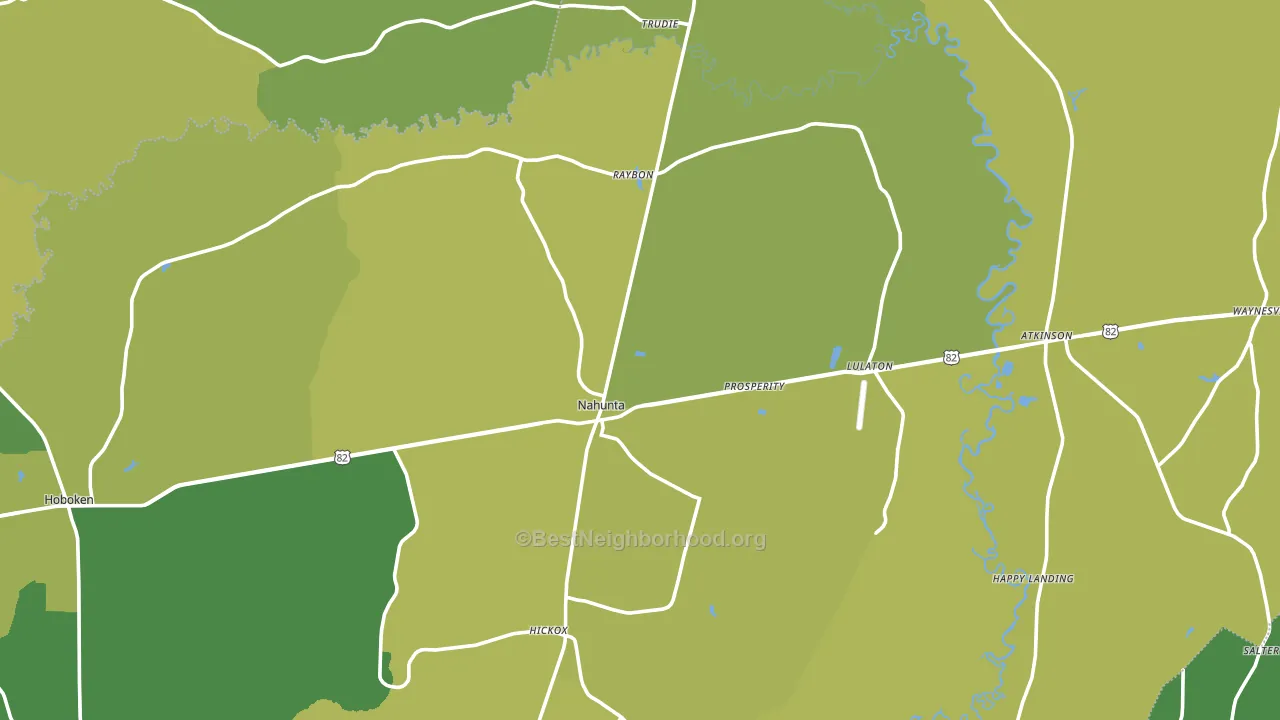 Brantley County, GA block-group voter-turnout map