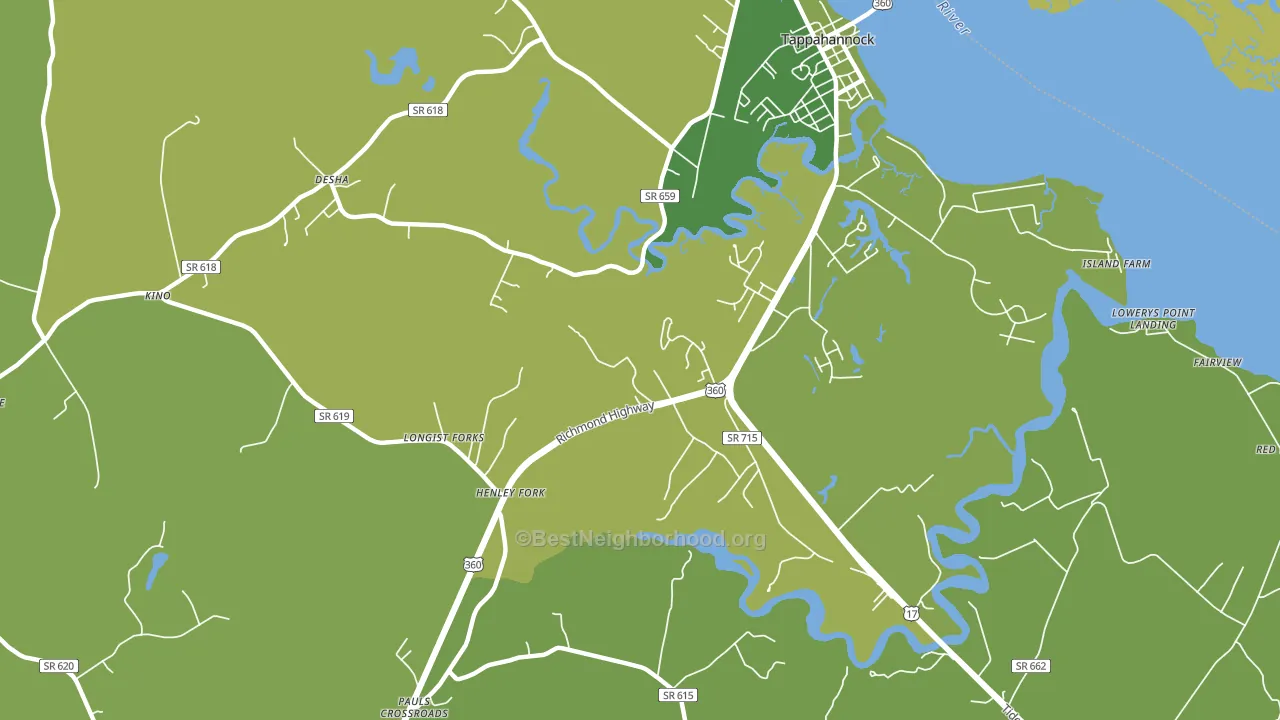 Brays, VA block-group voter-turnout map