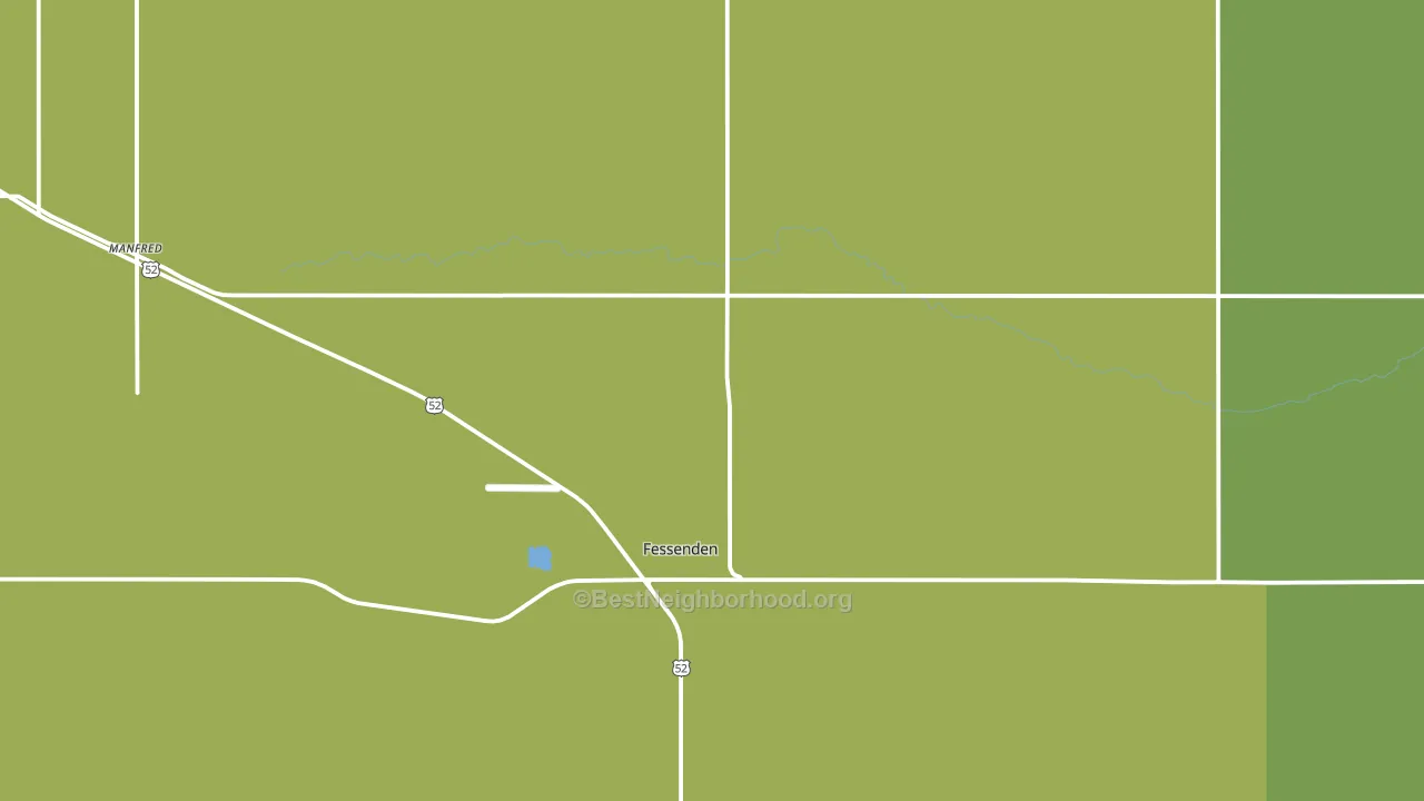 Bremen, ND block-group voter-turnout map