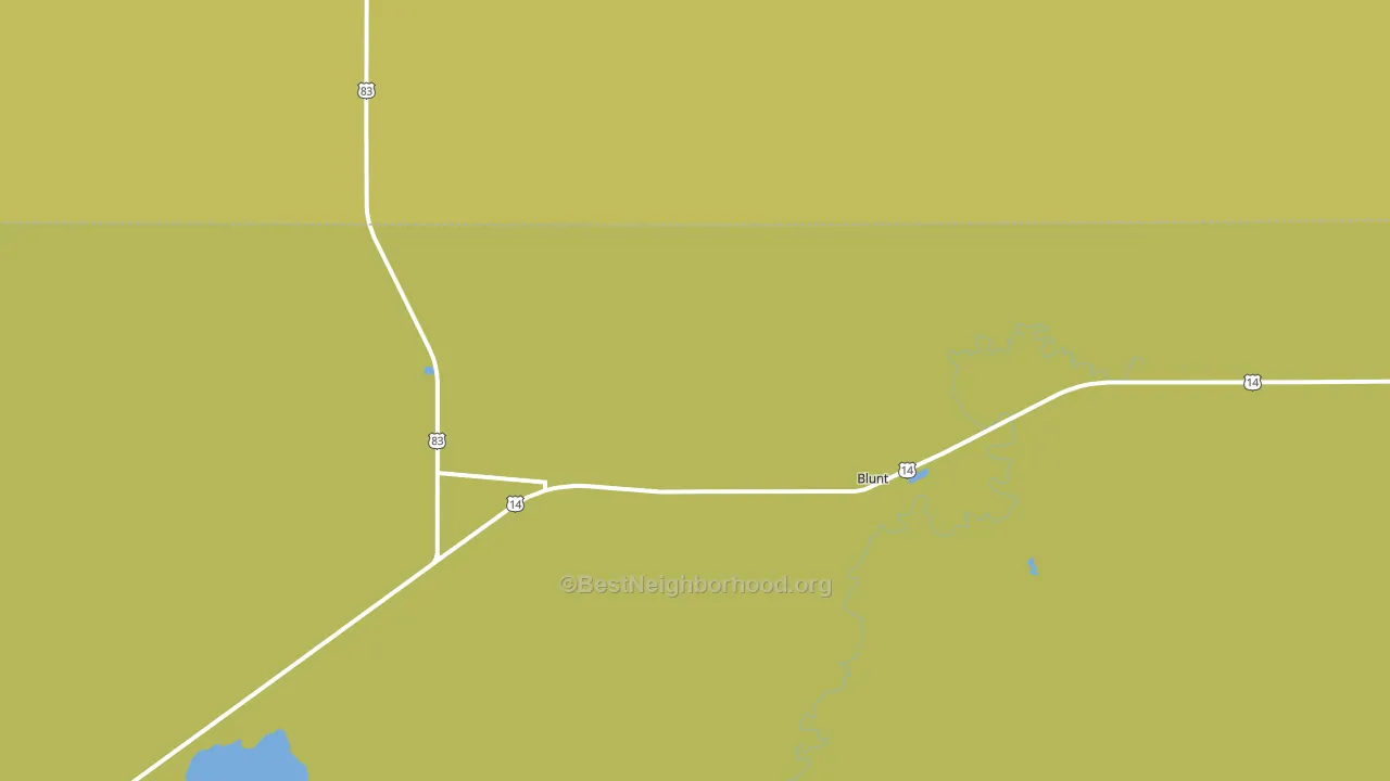 Bretton, SD block-group voter-turnout map