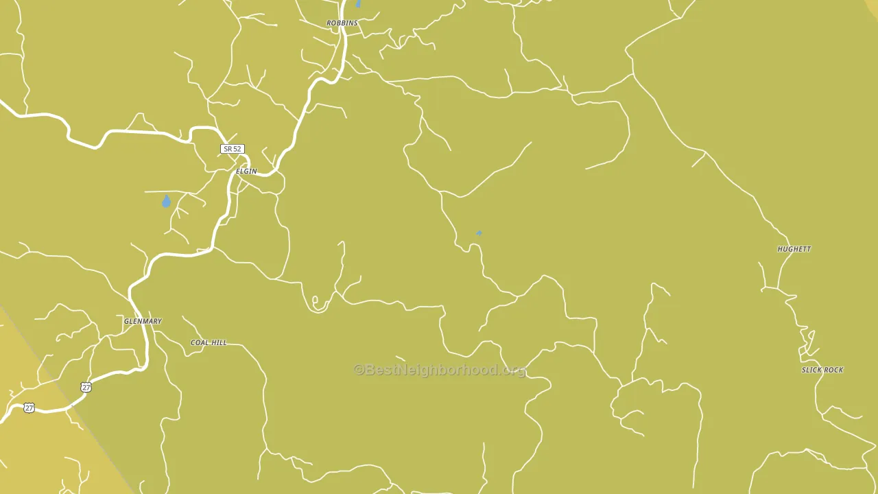 Brewstertown, TN block-group voter-turnout map