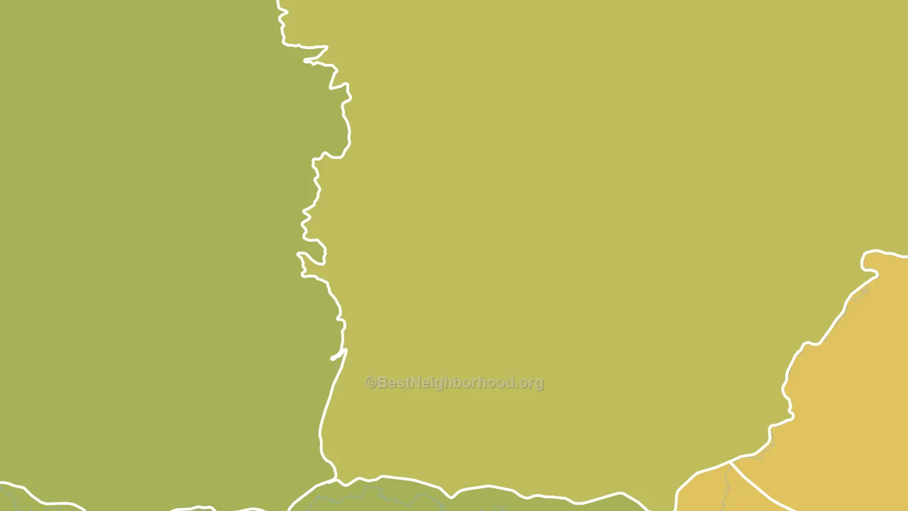 Bridgeport, OR block-group voter-turnout map