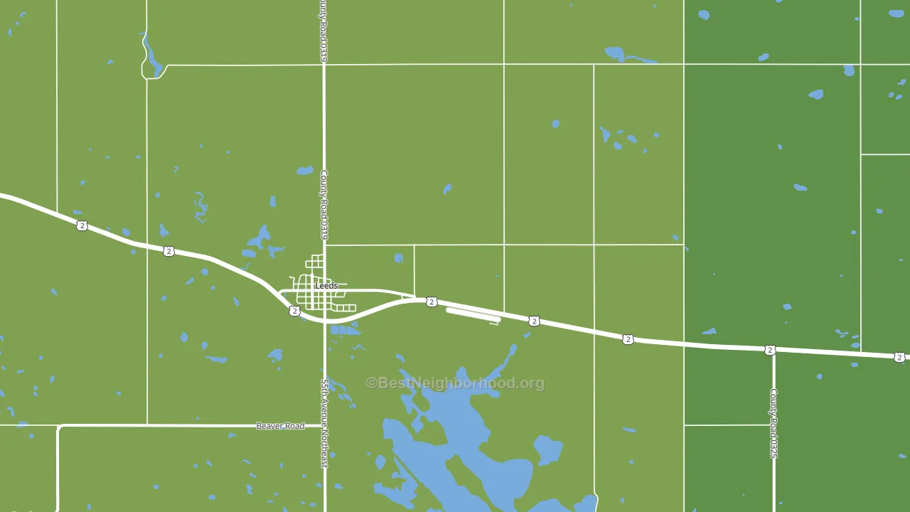Brinsmade, ND block-group voter-turnout map