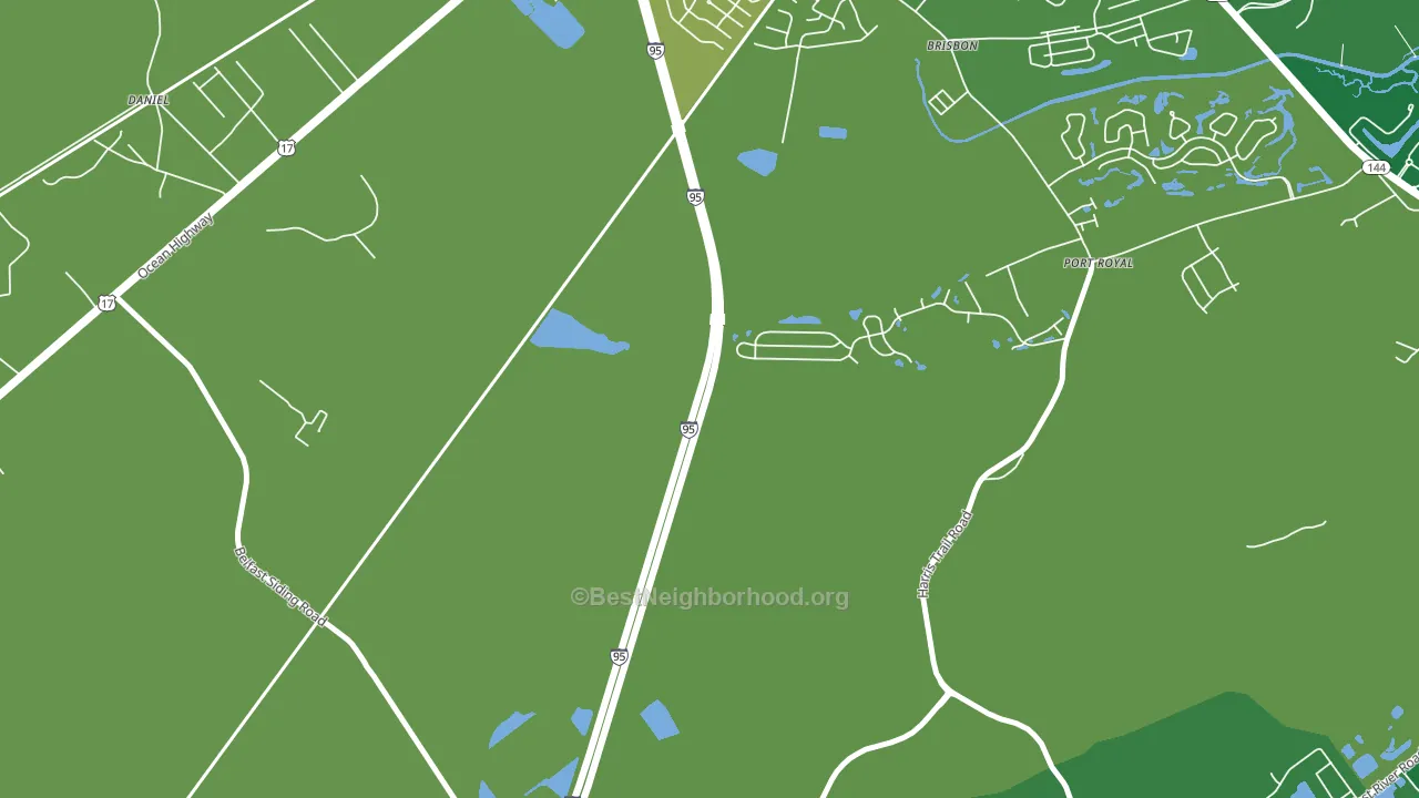 Brisbon, GA block-group voter-turnout map