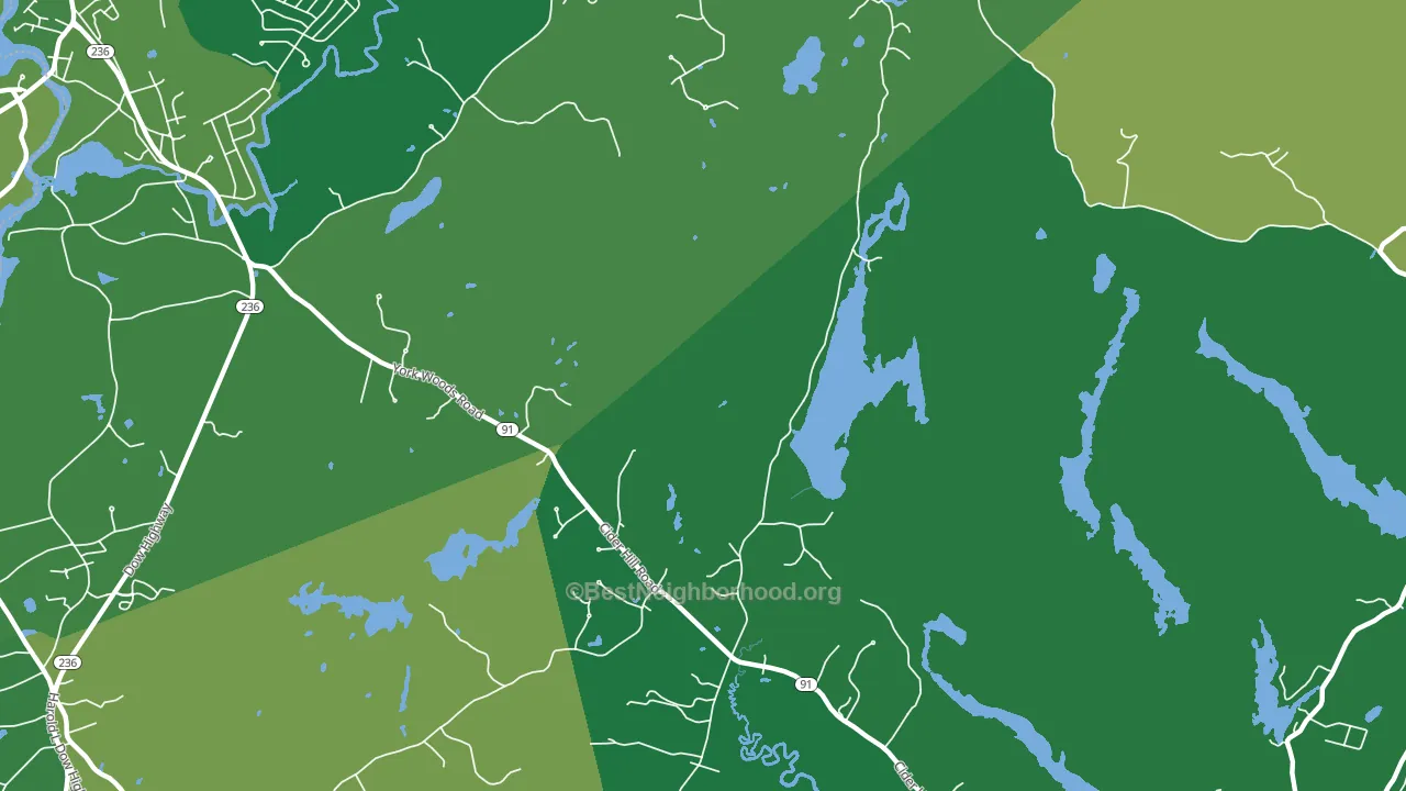 Brixham, ME block-group voter-turnout map