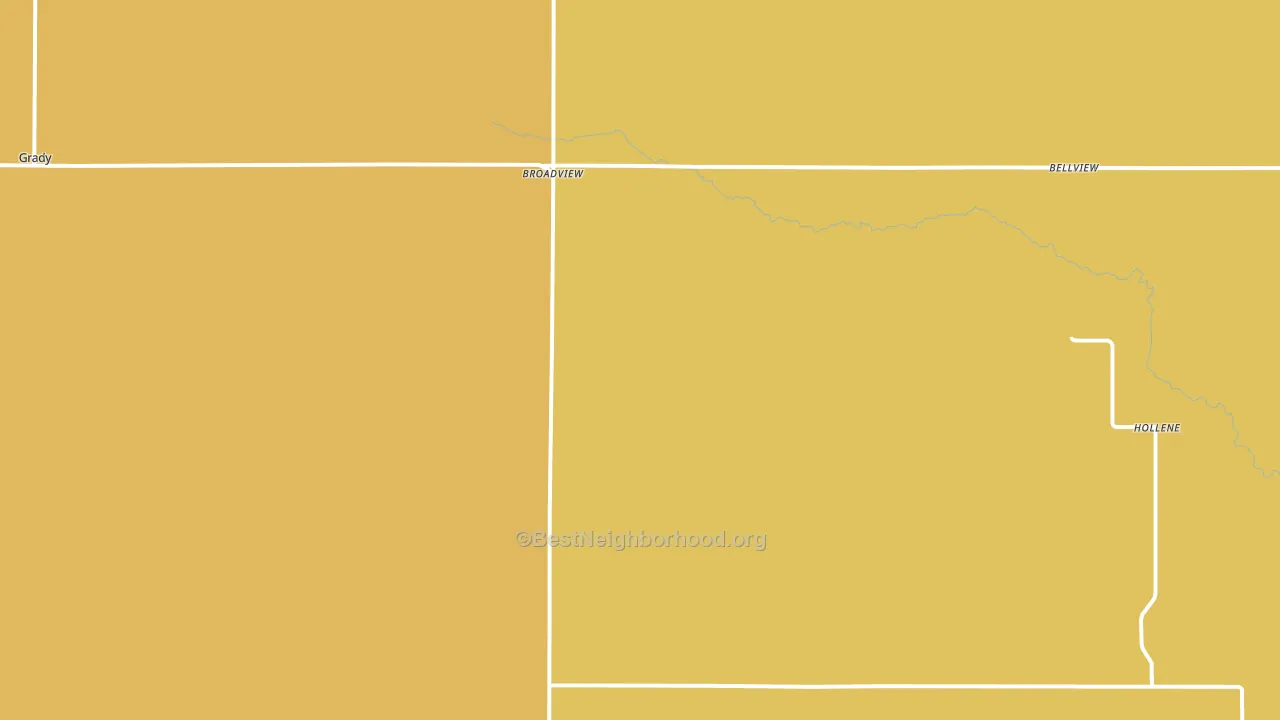 Broadview, NM block-group voter-turnout map