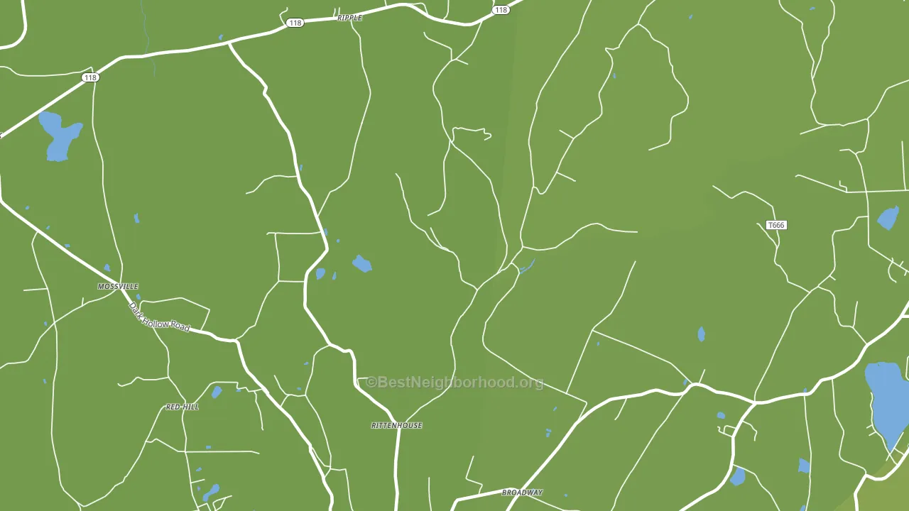 Broadway, PA block-group voter-turnout map