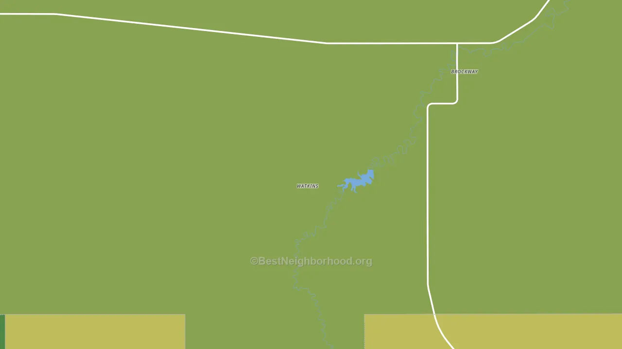Brockway, MT block-group voter-turnout map