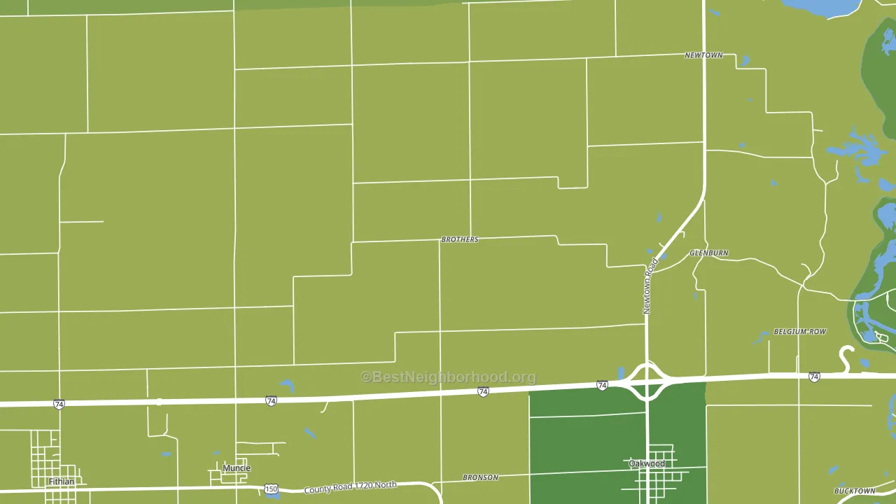 Brothers, IL block-group voter-turnout map