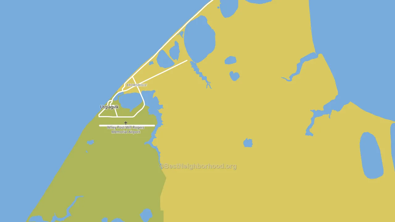 Browerville, AK block-group voter-turnout map