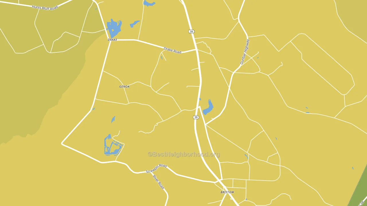 Brownsville, SC block-group voter-turnout map