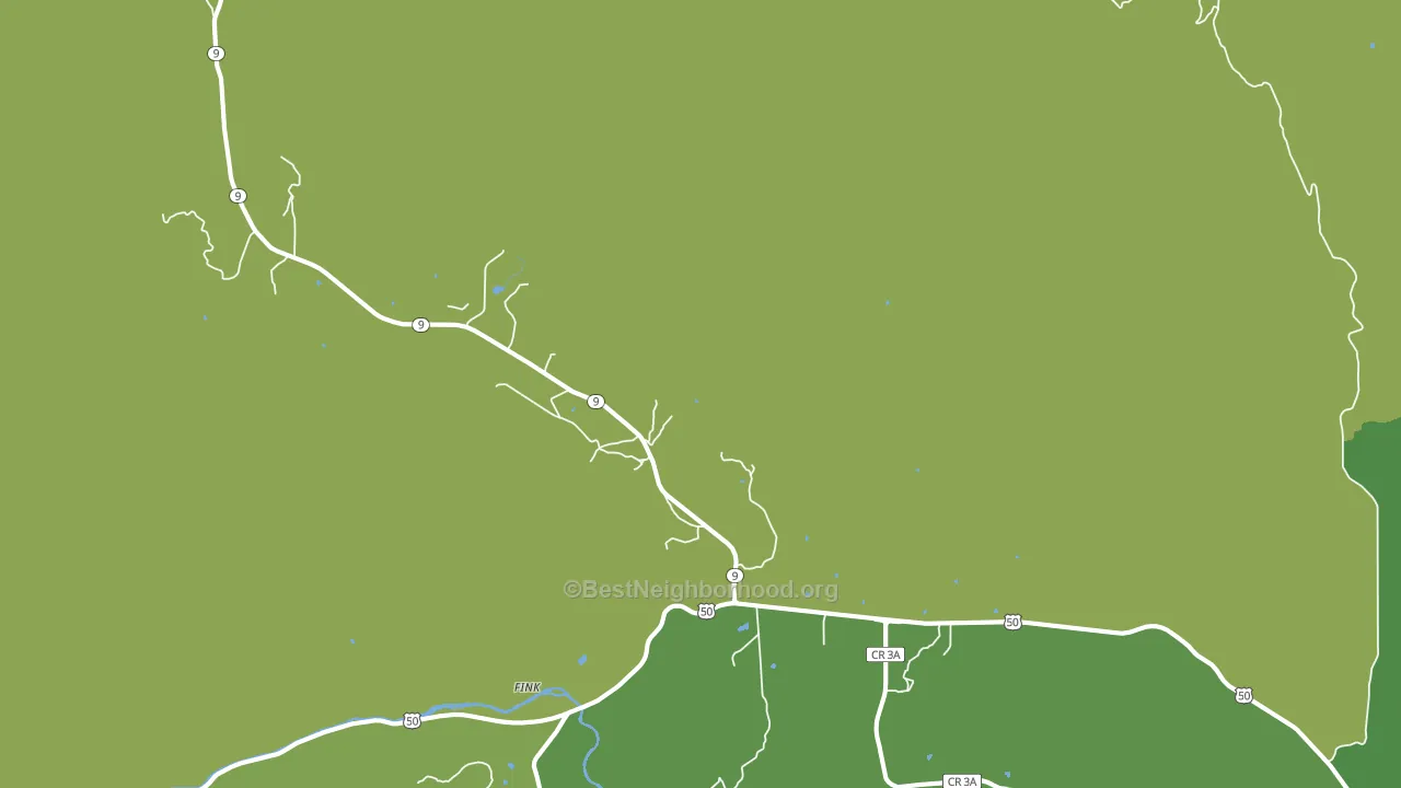Buckskin Joe, CO block-group voter-turnout map