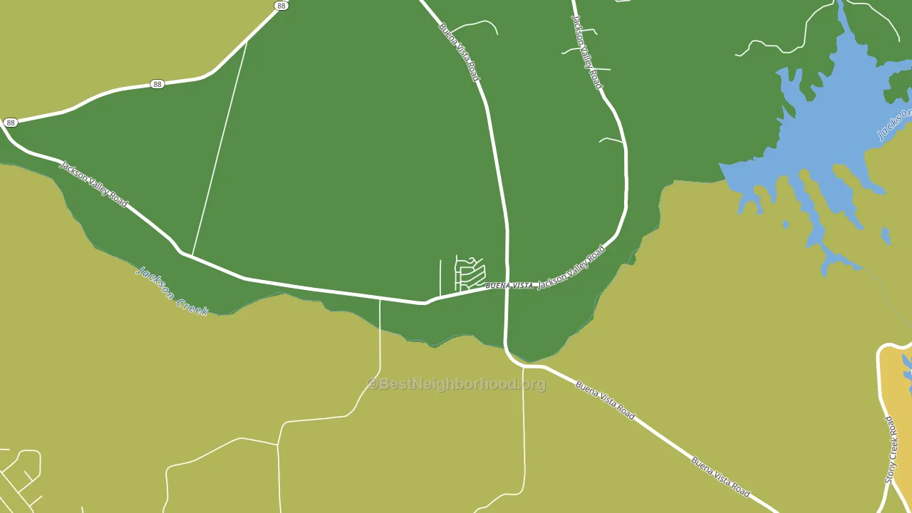 Buena Vista, CA block-group voter-turnout map