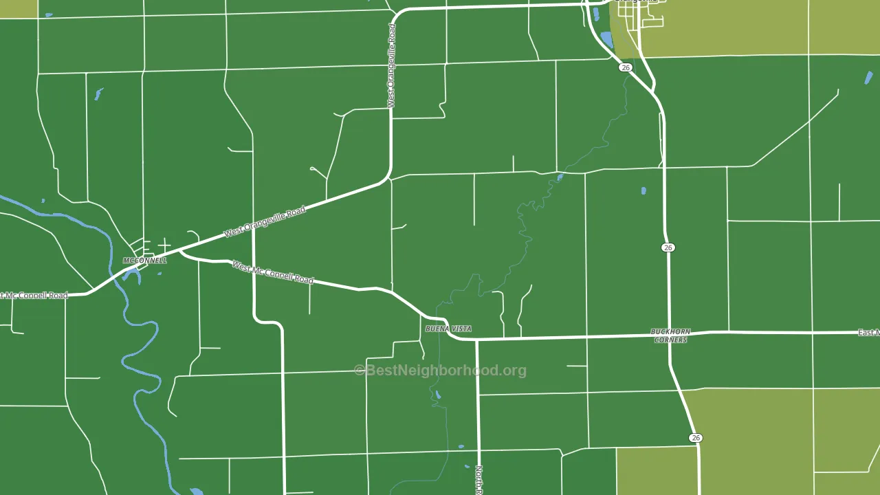 Buena Vista, IL block-group voter-turnout map