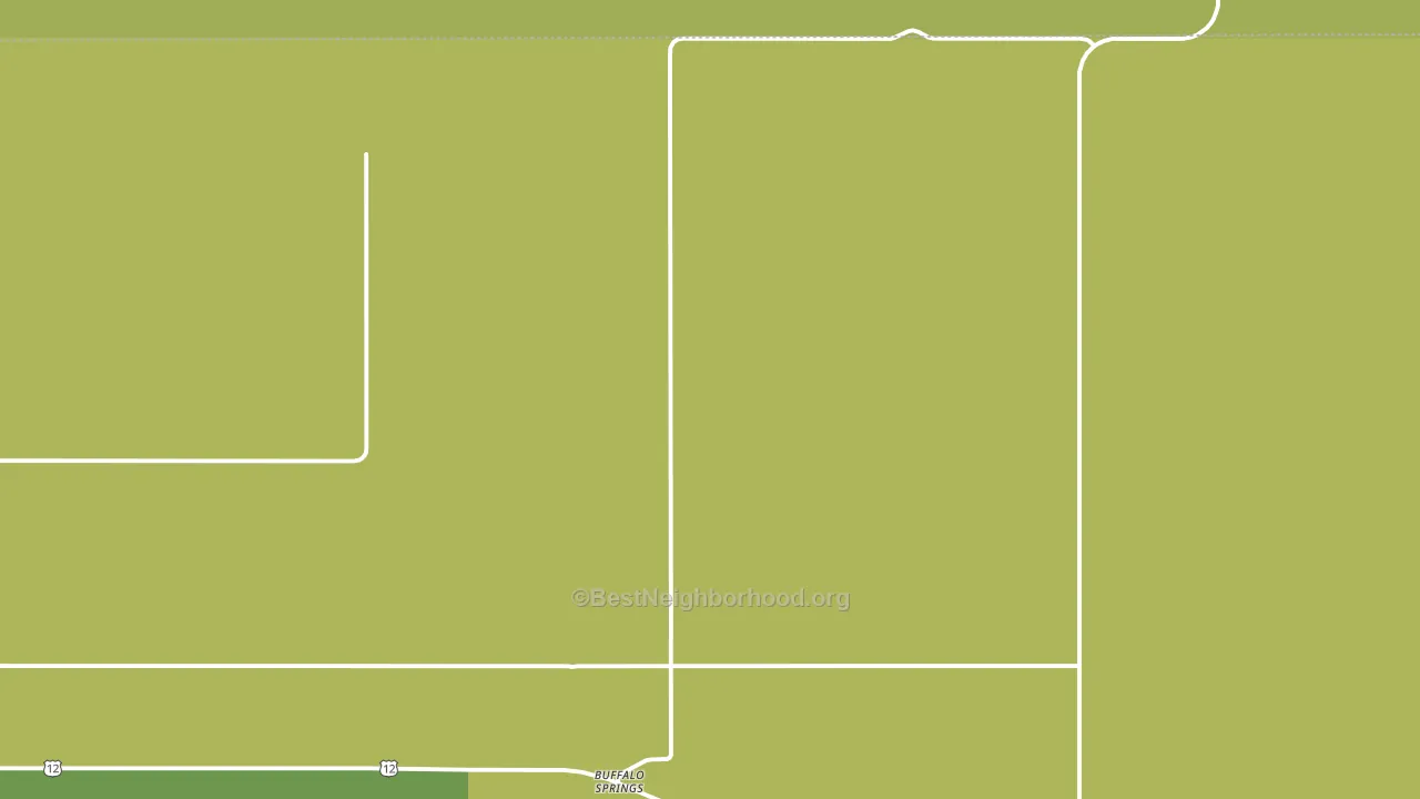 Buffalo Springs, ND block-group voter-turnout map