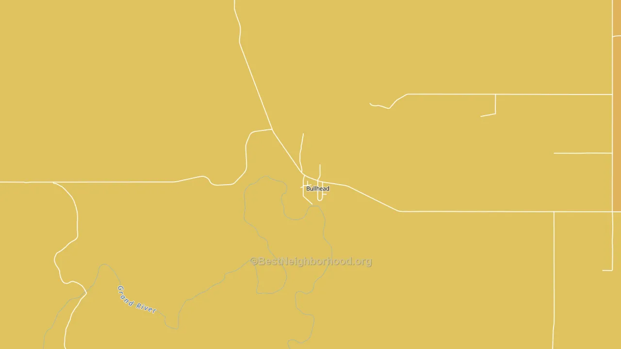 Bullhead, SD block-group voter-turnout map