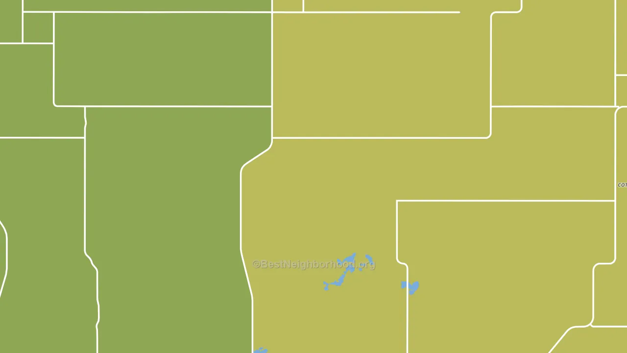 Burke County, ND block-group voter-turnout map
