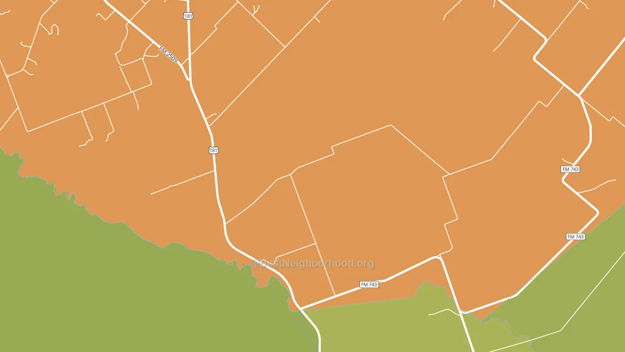 Burnell, TX block-group voter-turnout map