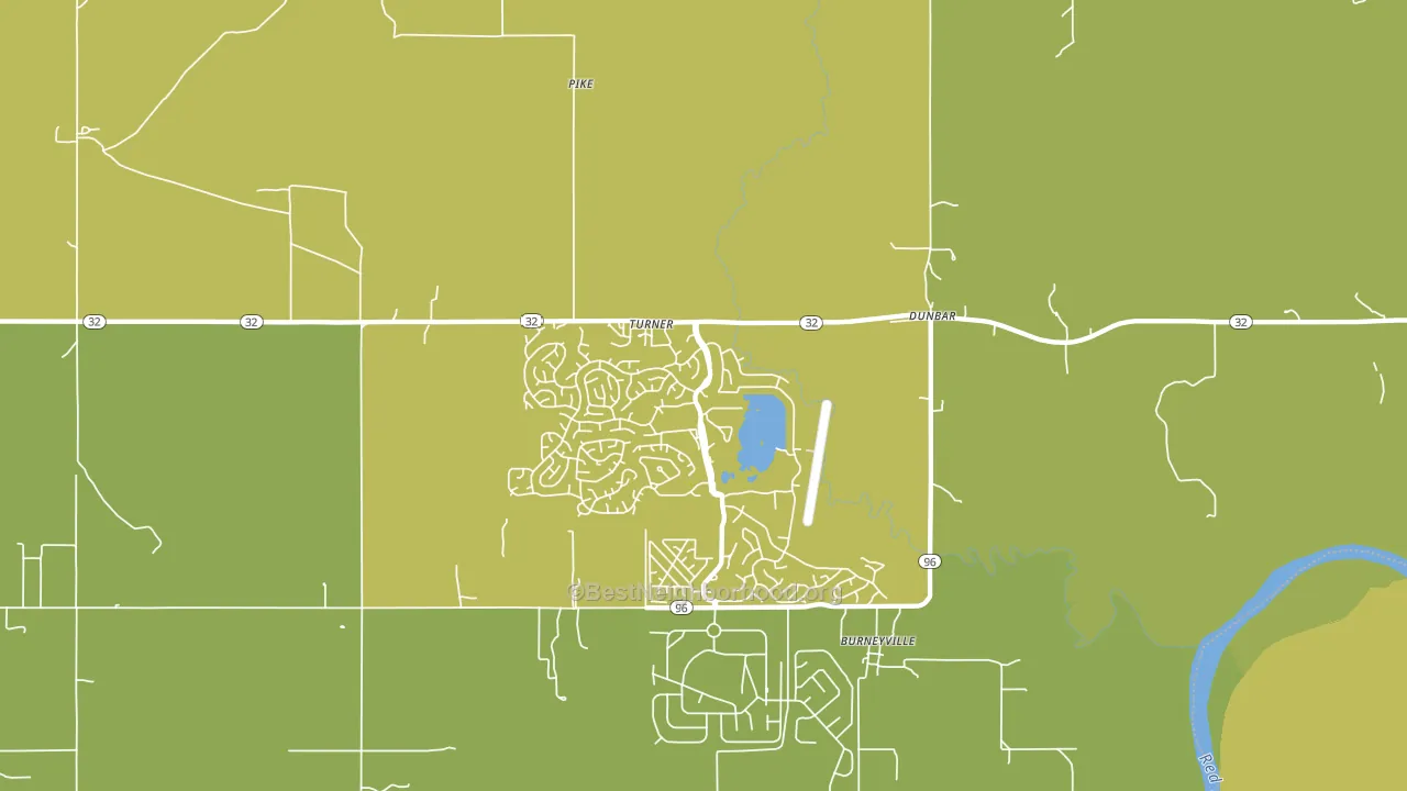 Burneyville, OK block-group voter-turnout map