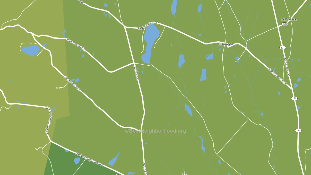 Burnwood, PA block-group voter-turnout map