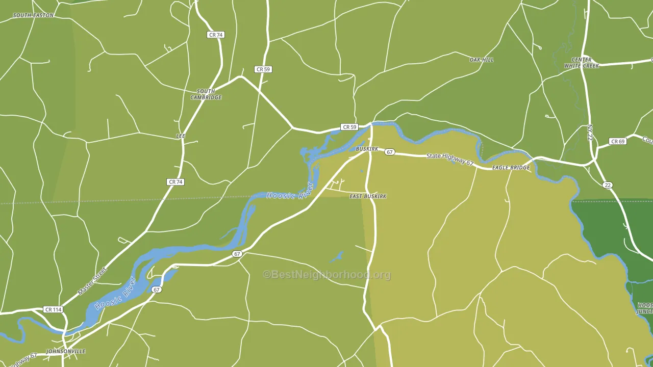 Buskirk, NY block-group voter-turnout map