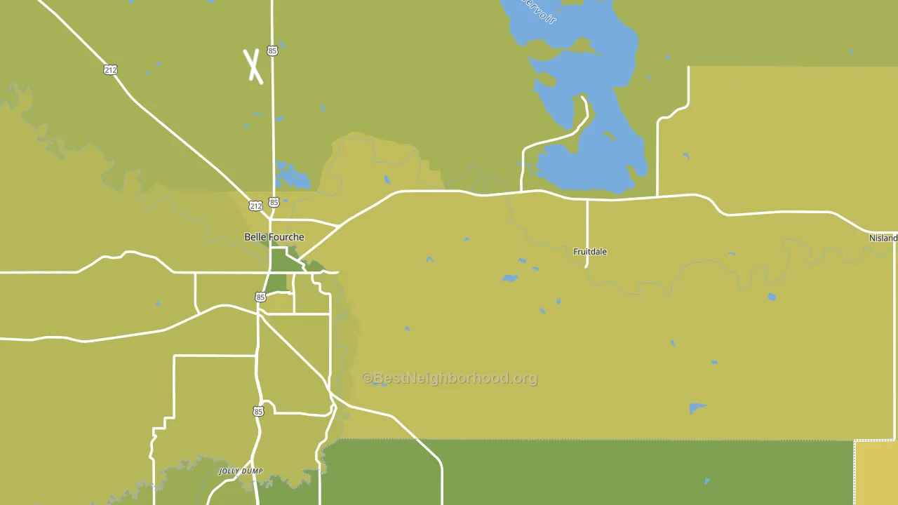 Butte County, SD block-group voter-turnout map