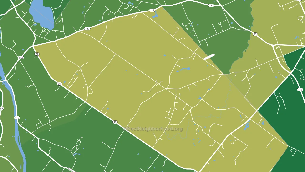 Buxton Center, ME block-group voter-turnout map