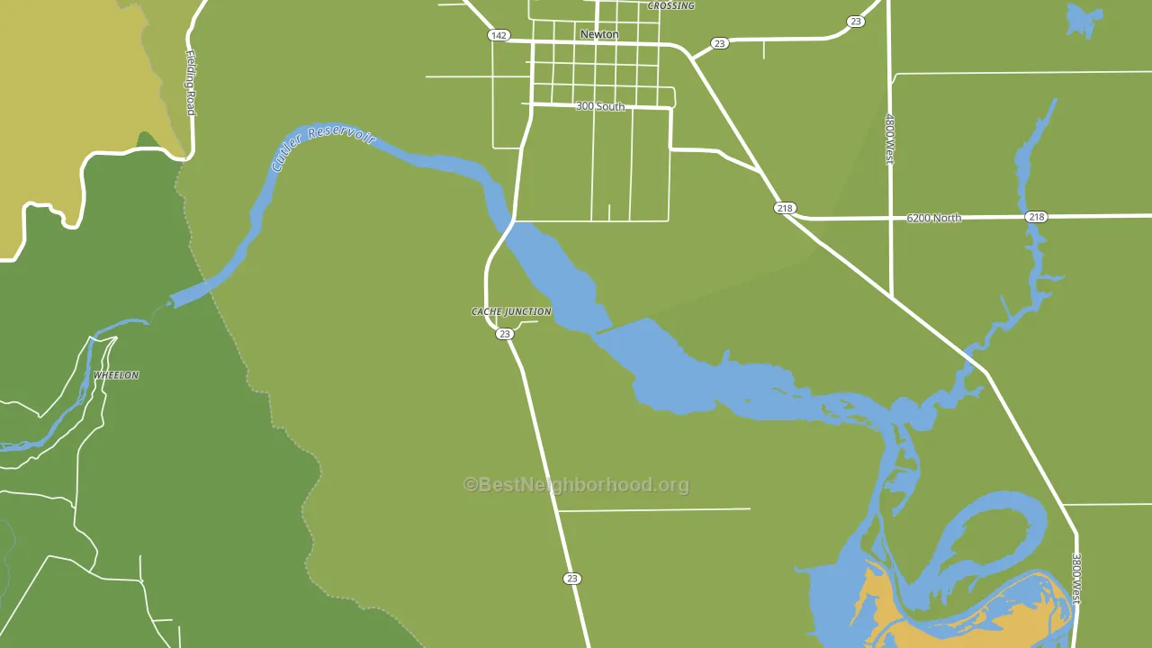 Cache Junction, UT block-group voter-turnout map