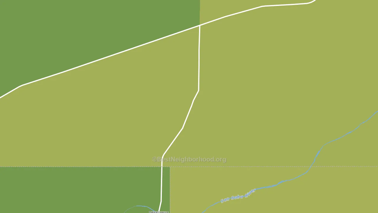 Calf Creek, TX block-group voter-turnout map