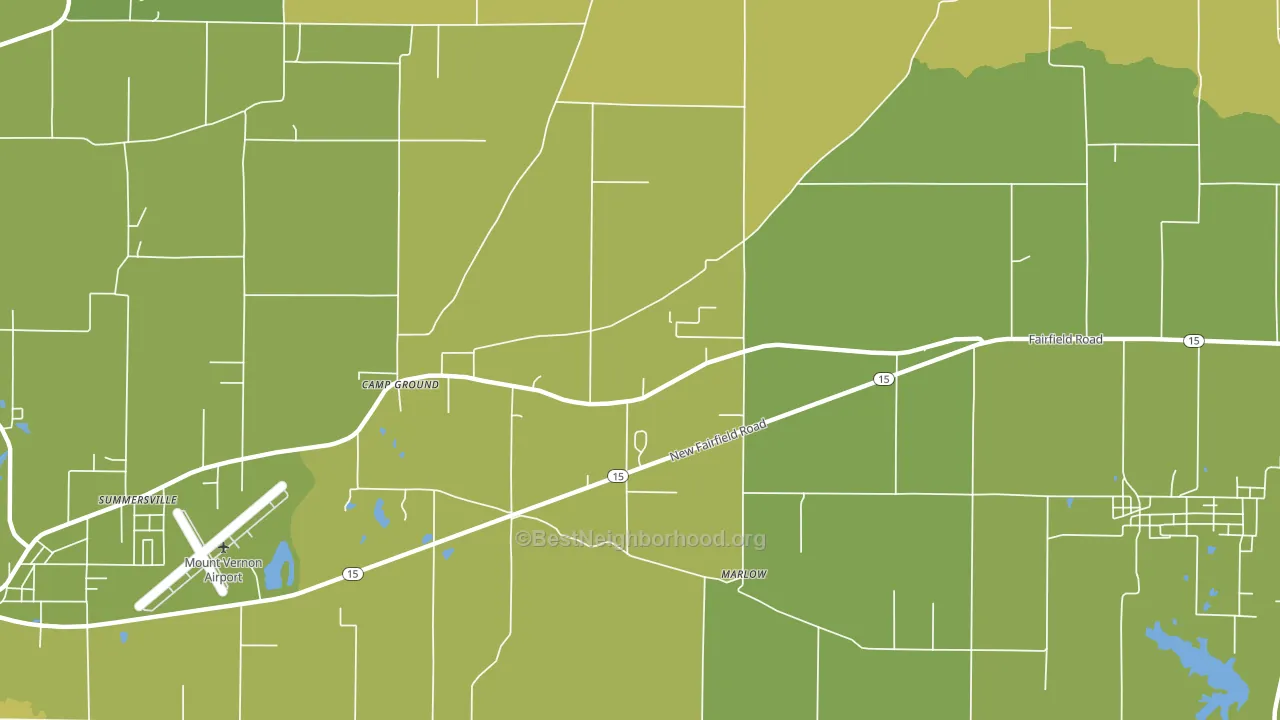 Camp Ground, IL block-group voter-turnout map