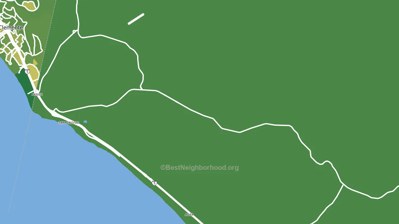 Camp Pendleton, CA block-group voter-turnout map
