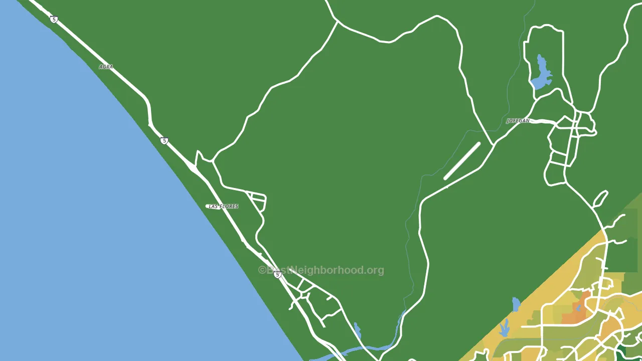 Camp Pendleton South, Oceanside, CA block-group voter-turnout map
