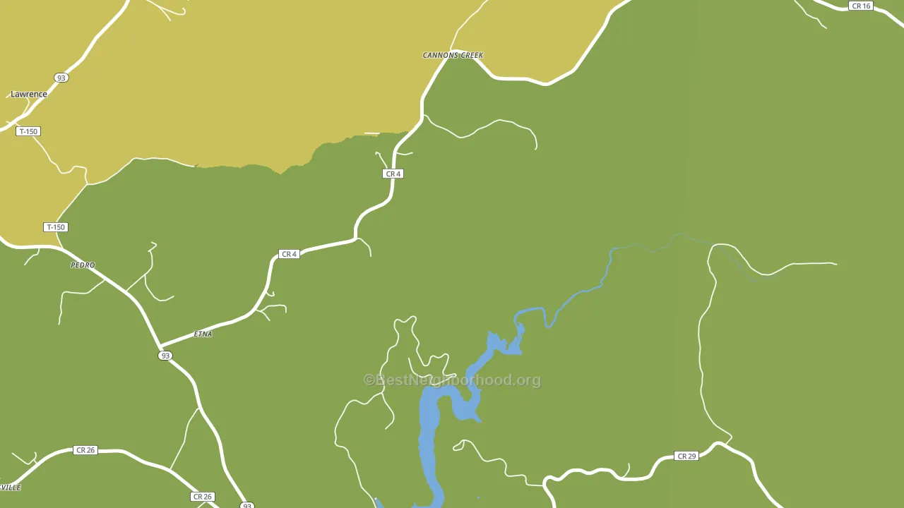 Cannons Creek, OH block-group voter-turnout map