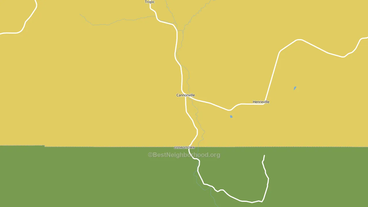 Cannonville, UT block-group voter-turnout map