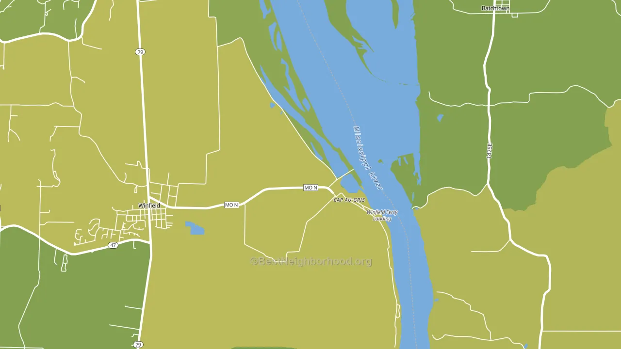 Cap au Gris, MO block-group voter-turnout map