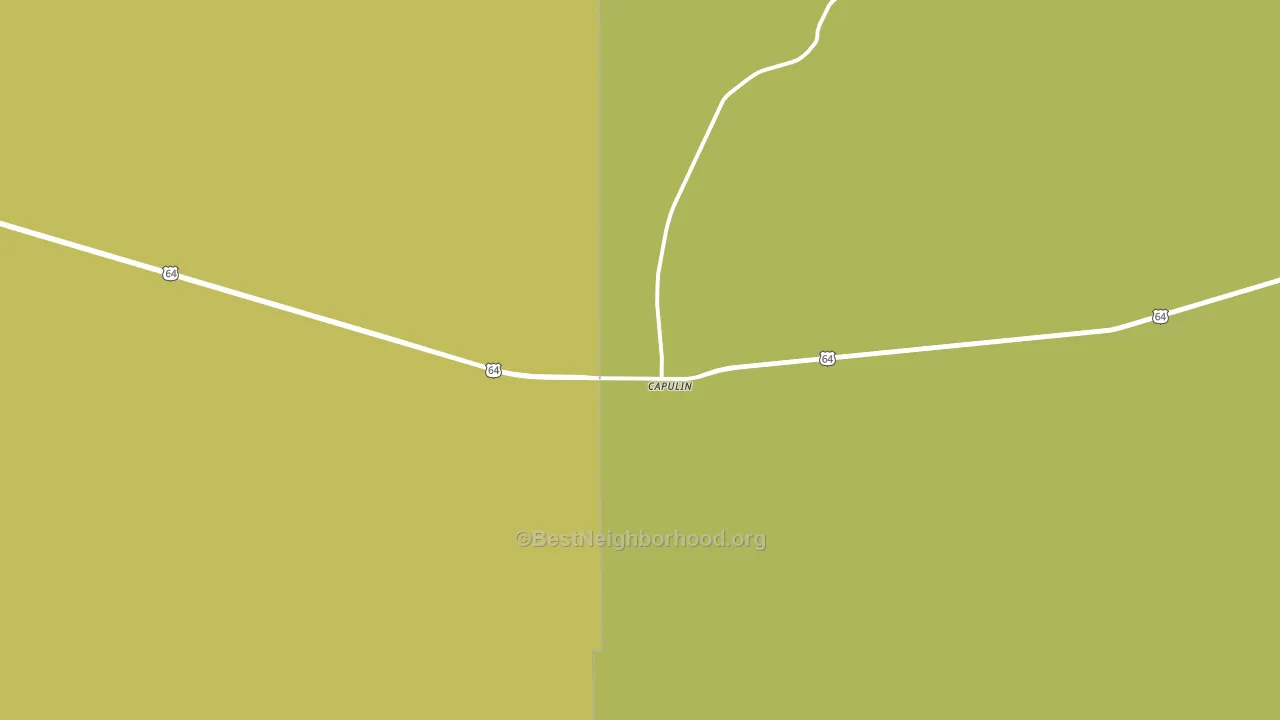 Capulin, NM block-group voter-turnout map