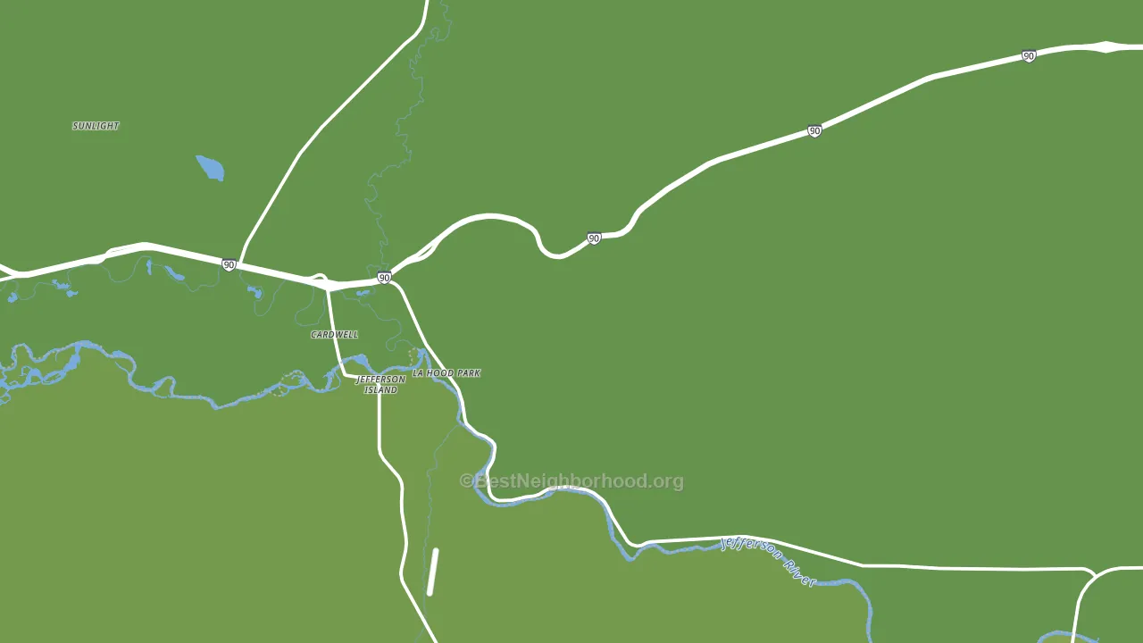 Cardwell, MT block-group voter-turnout map