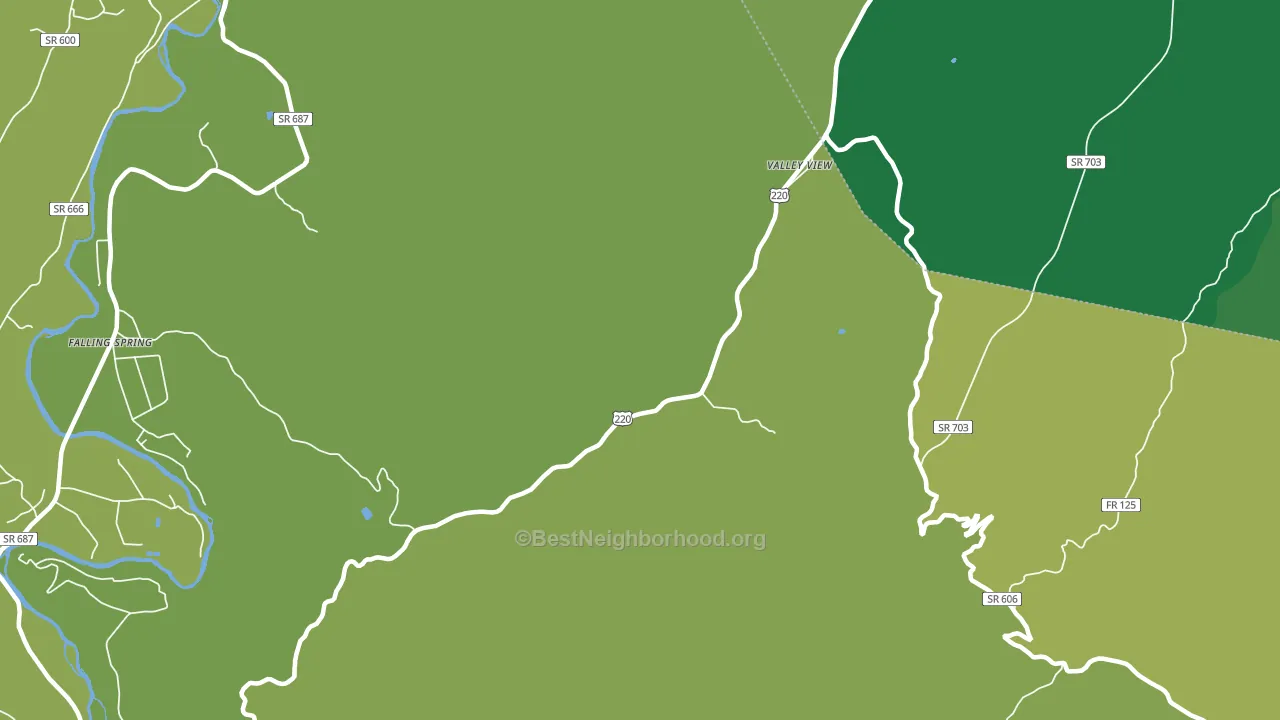 Carloover, VA block-group voter-turnout map