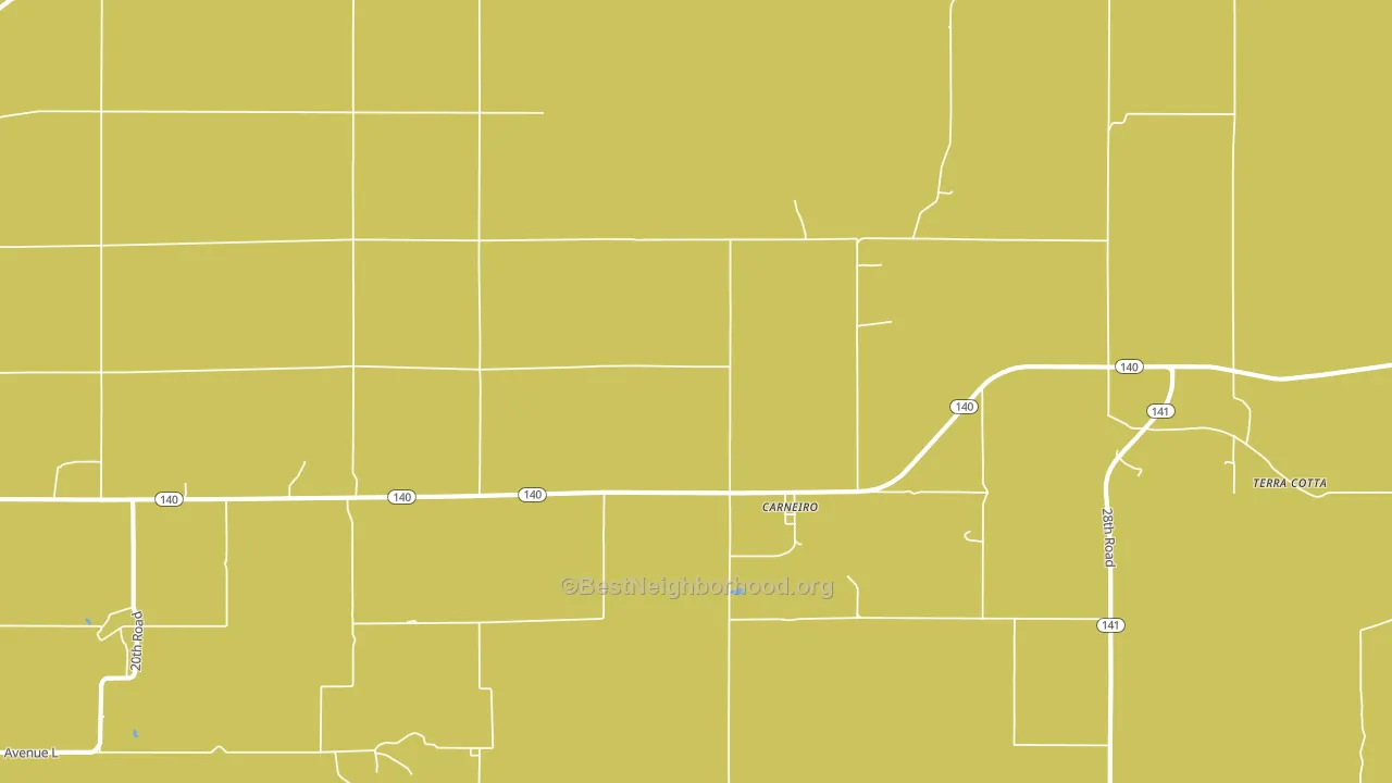 Carneiro, KS block-group voter-turnout map