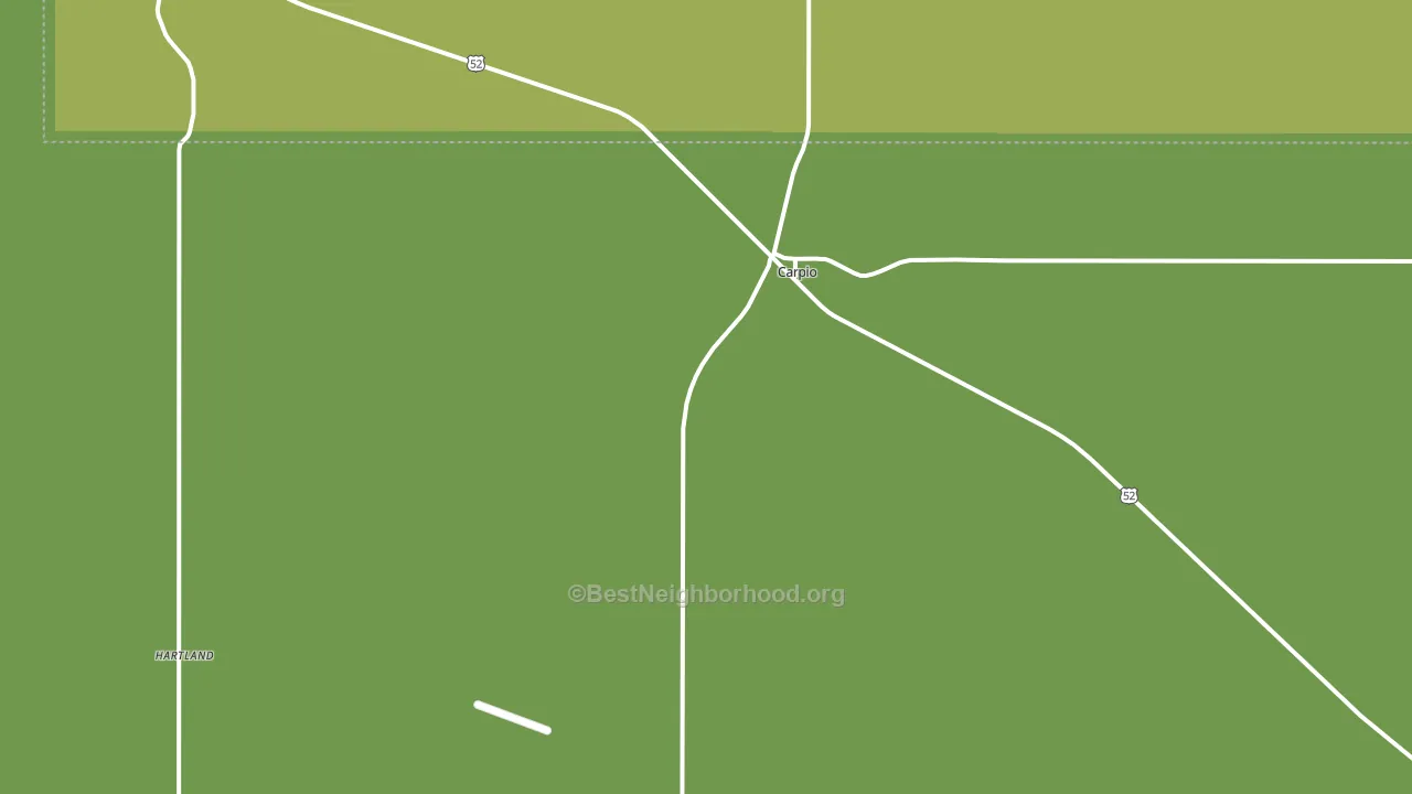Carpio, ND block-group voter-turnout map