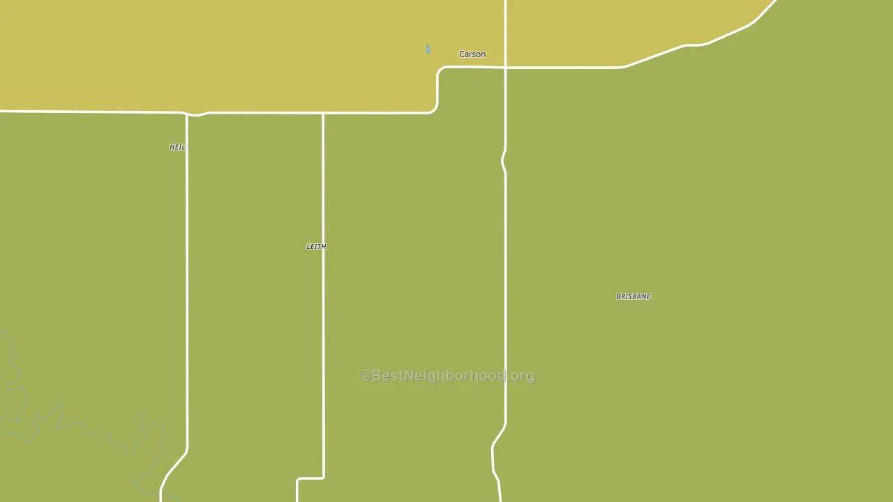 Carson, ND block-group voter-turnout map