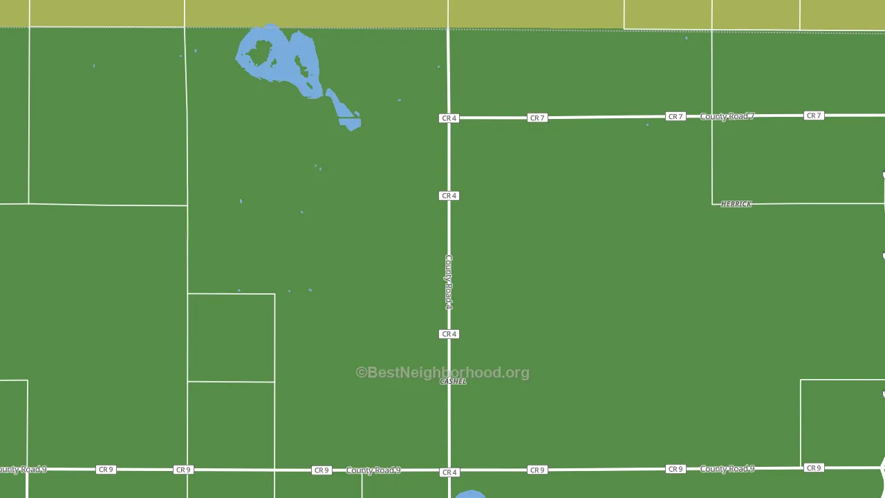 Cashel, ND block-group voter-turnout map