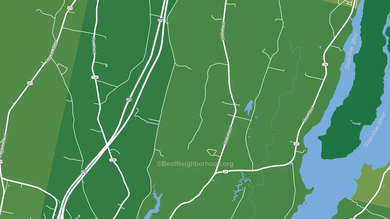 Cathance, ME block-group voter-turnout map