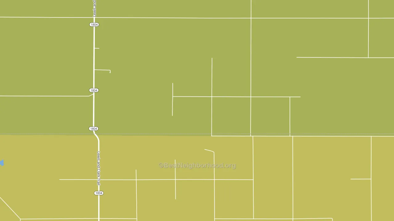 Cattron, SD block-group voter-turnout map