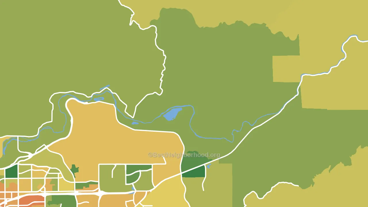 Cawelo, CA block-group voter-turnout map