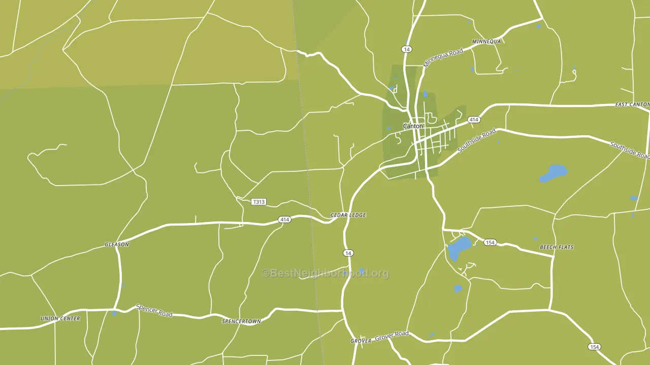Cedar Ledge, PA block-group voter-turnout map
