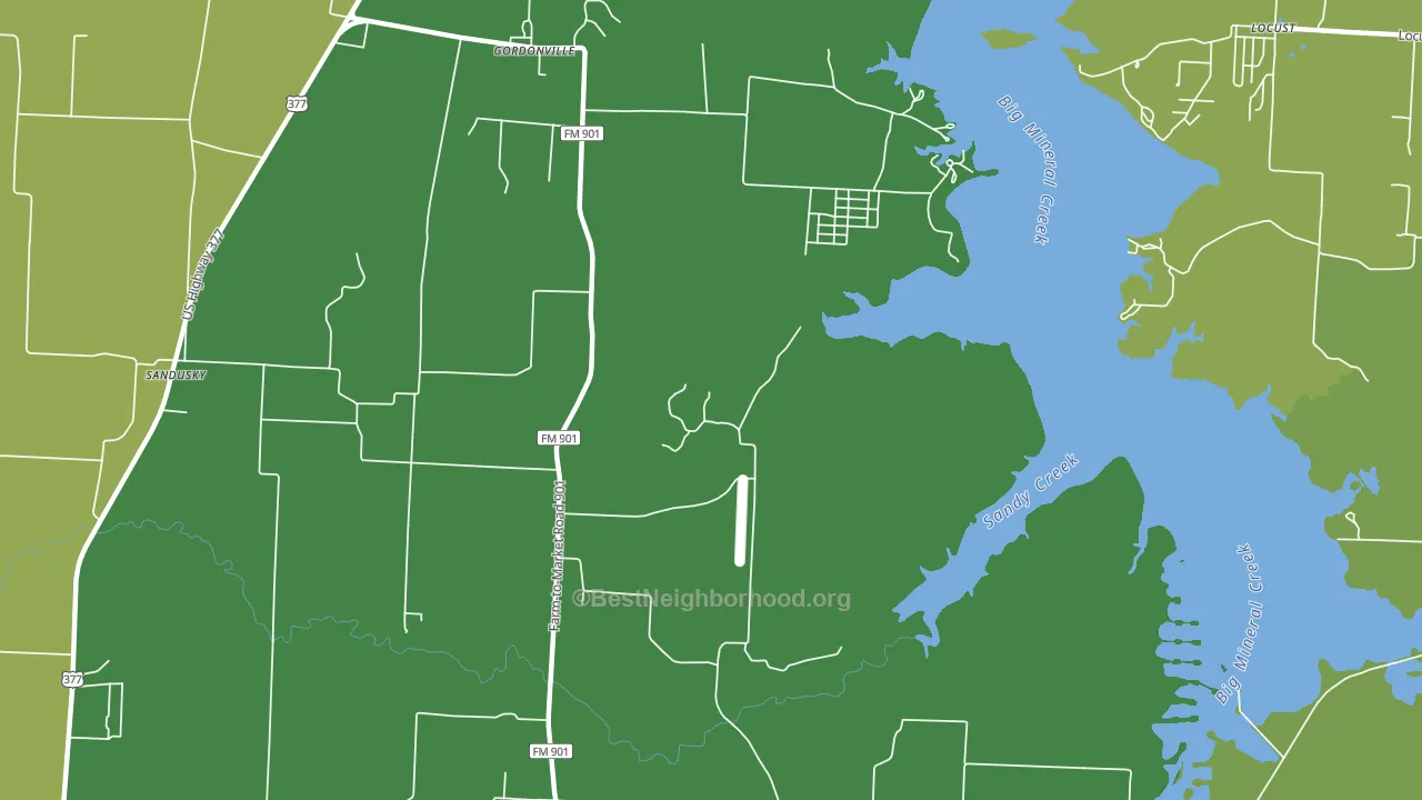 Cedar Mills, TX block-group voter-turnout map
