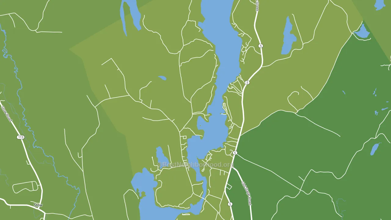 Center Lovell, ME block-group voter-turnout map