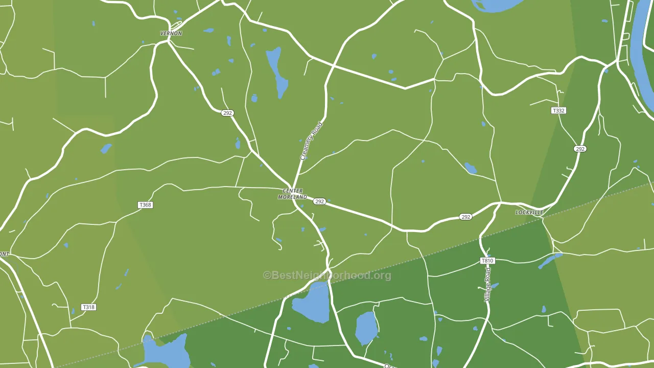 Center Moreland, PA block-group voter-turnout map