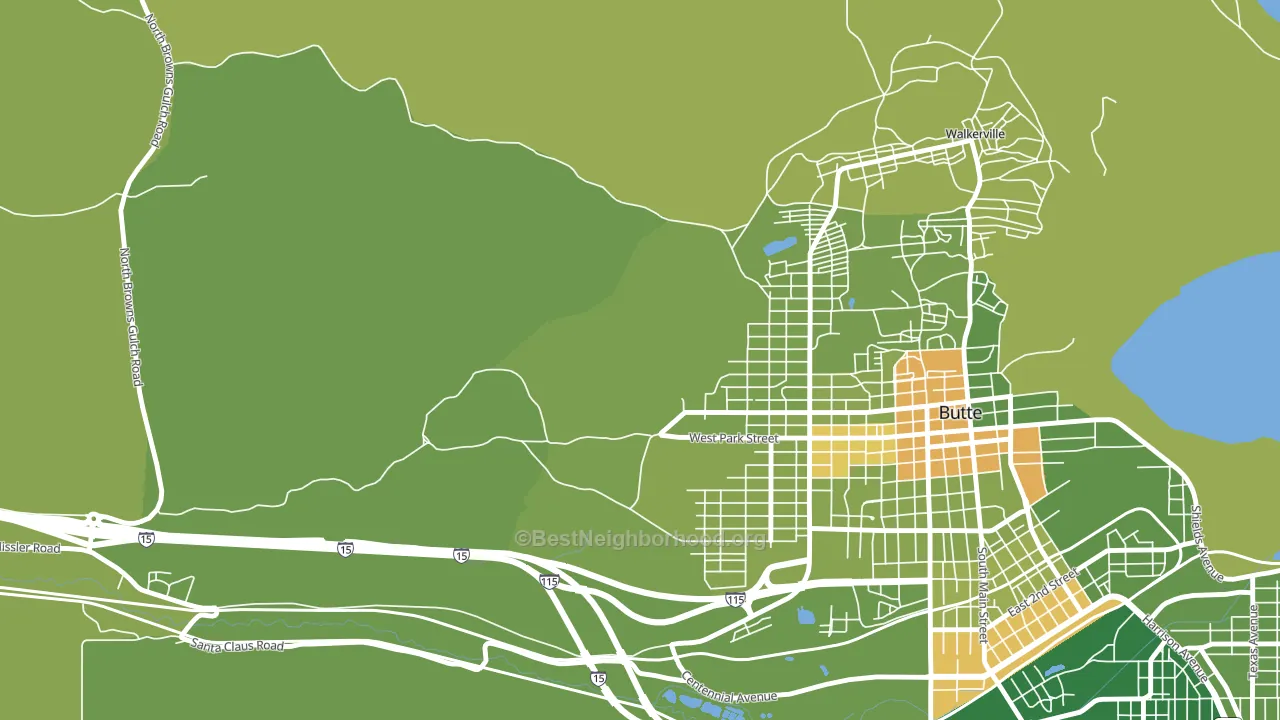 Centerville, MT block-group voter-turnout map